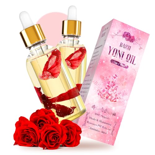 2PCS Yoni Oil Organic Feminine Oil Vaginal Moisturizer - Ph Balance for Women - Feminine Deodorant